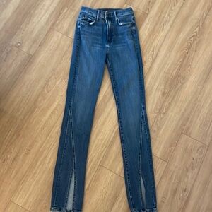 Mother denim  amazing fit. Sliced up front size 26